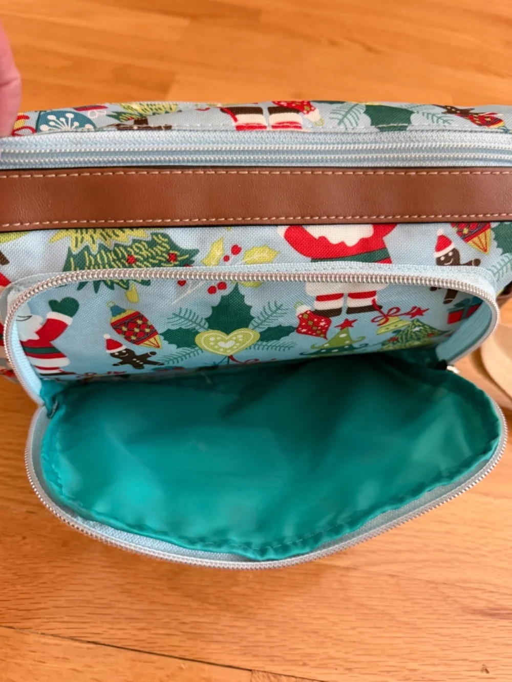 Lily Bloom Christmas Holiday Crossbody Bag